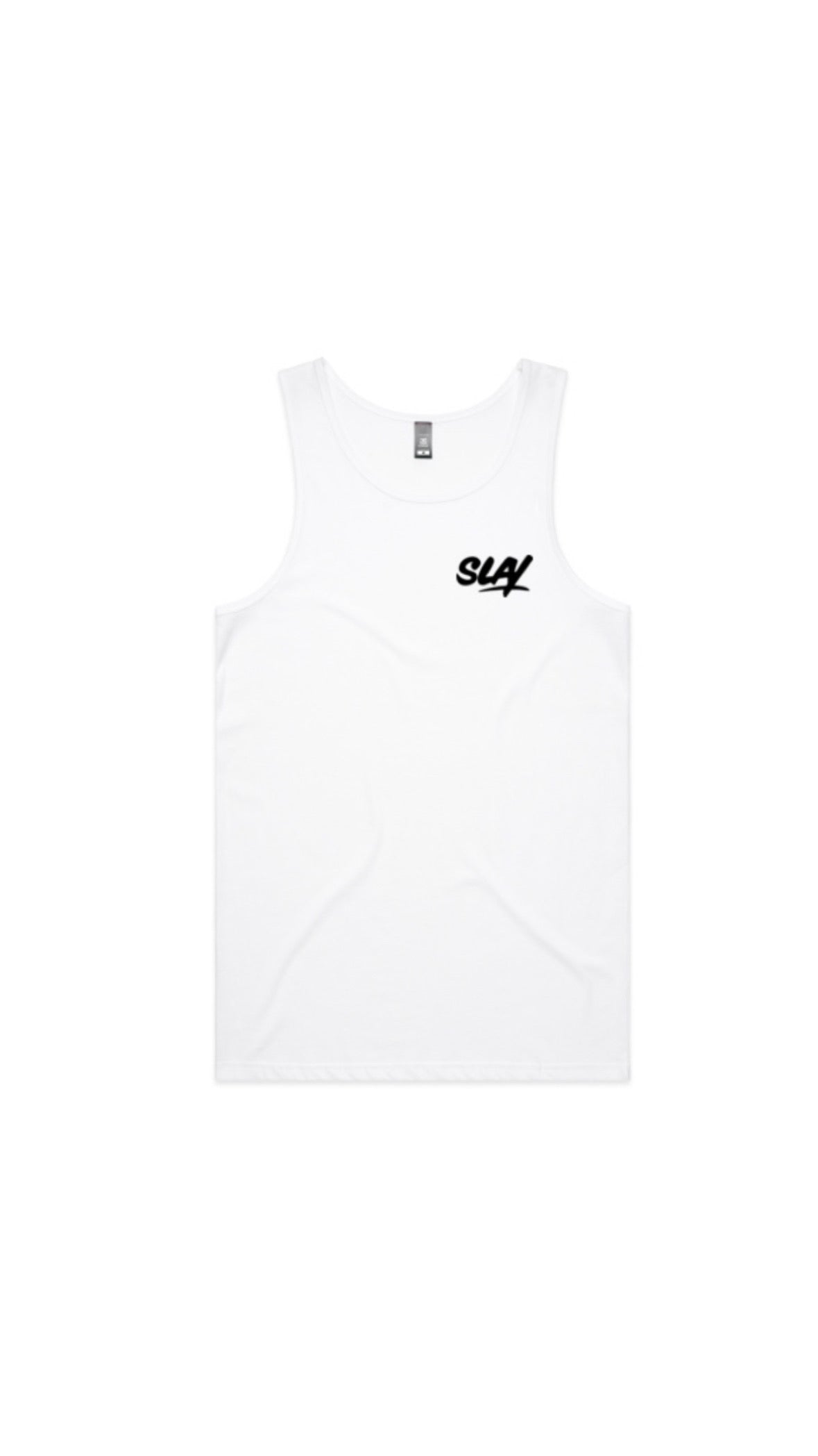 White Slay Singlet